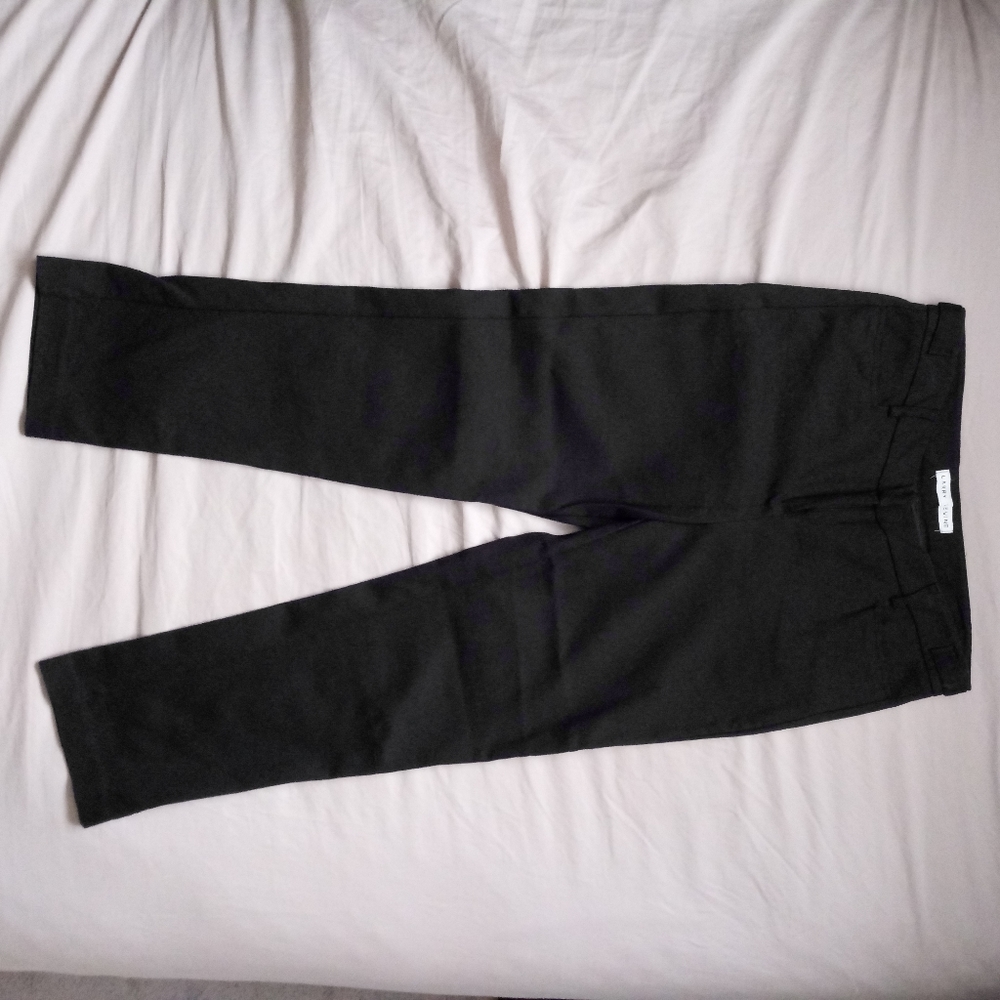 Black slim fitting ankle pants